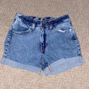 Very High Rise Jean Shorts
